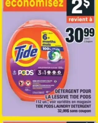 Super C DÉTERGENT POUR LA LESSIVE TIDE PODS | TIDE PODS LAUNDRY DETERGENT offer