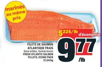 Super C FILETS DE SAUMON ATLANTIQUE FRAIS | FRESH ATLANTIC SALMON FILLETS offer