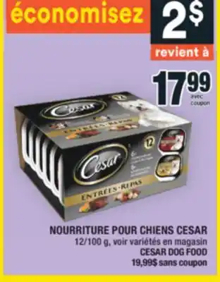 Super C NOURRITURE POUR CHIENS CESAR | CESAR DOG FOOD offer