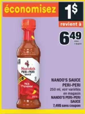 Super C NANDO'S SAUCE PERI-PERI | NANDO'S PERI-PERI SAUCE offer