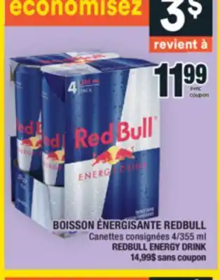 Super C BOISSON ÉNERGISANTE REDBULL | REDBULL ENERGY DRINK offer