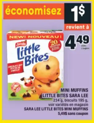 Super C MINI MUFFINS LITTLE BITES SARA LEE | SARA LEE LITTLE BITES MINI MUFFINS offer
