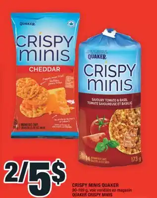 Super C CRISPY MINIS QUAKER | QUAKER CRISPY MINIS offer