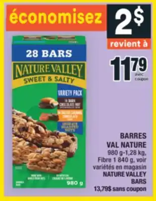 Super C BARRES VAL NATURE | NATURE VALLEY BARS offer