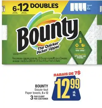 Jean Coutu BOUNTY Paper towels offer