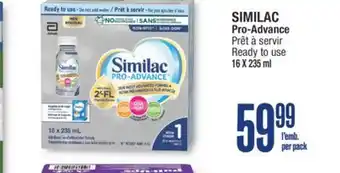 Jean Coutu SIMILAC Pro-Advance Ready to use offer