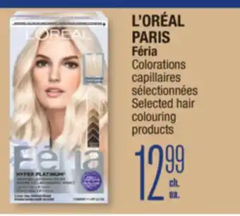 Jean Coutu L'ORÉAL PARIS Féria Selected hair colouring products offer