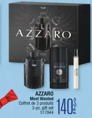 Jean Coutu AZZARO Most Wanted 3-pc. gift set offer