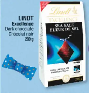 Jean Coutu LINDT Excellence Dark chocolate offer