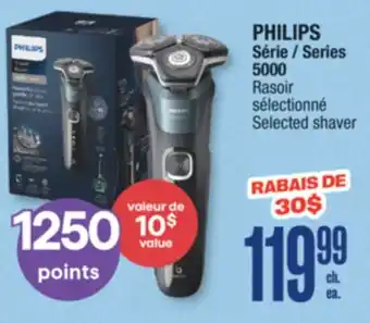 Jean Coutu PHILIPS Series 5000 Selected shaver offer