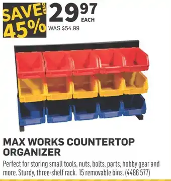 Co-op MAX WORKS COUNTERTOP ORGANIZER offer