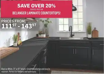 Co-op BELANGER LAMINATE COUNTERTOPS offer