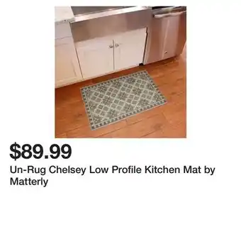 Wayfair Un-Rug Chelsey Low Profile Kitchen Mat by Matterly offer