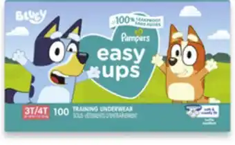 Walmart Pampers Giant Pack Easy U[s Training Pants offer