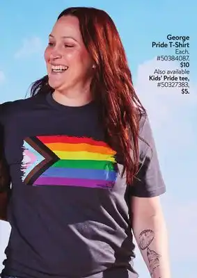 Walmart George Pride T-Shirt offer