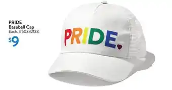 Walmart PRIDE Baseball Cap offer