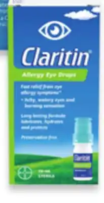 Walmart Claritin Eye Drops offer