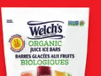 Walmart Welch's Organic Juice Ice Bars offer