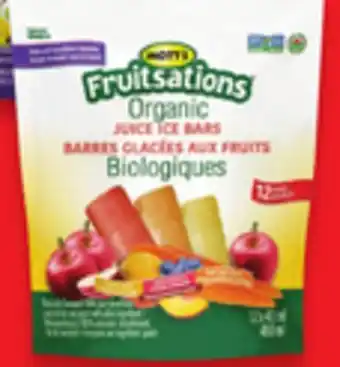 Walmart Mott's Organic Juice Ice Bars offer