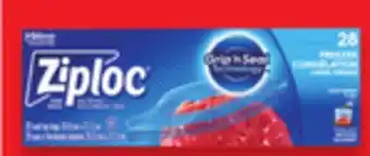 Walmart Ziploc Freezer or Sandwich Bags offer
