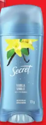 Walmart Secret Antiperspirant 73 g or Old Spice Deodorant 85 g offer
