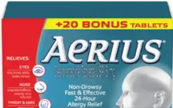 Walmart Aerius 50s + Bonus 20s or Claritin 85s offer