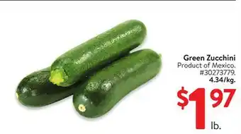 Walmart Green Zucchini offer