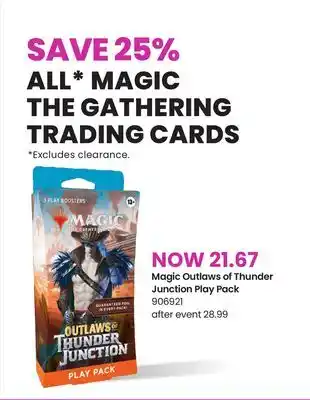 Toys R us Magic Outlaws of Thunder Junction Play Pack offer