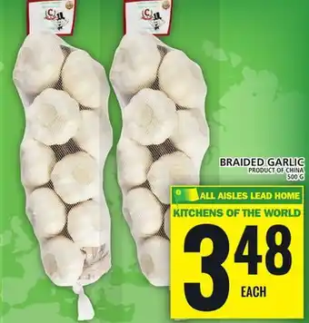Food Basics BRAIDED GARLIC offer