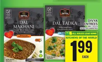 Food Basics DIVYA ENTRÉES offer