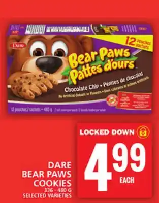 Food Basics DARE BEAR PAWS COOKIES offer