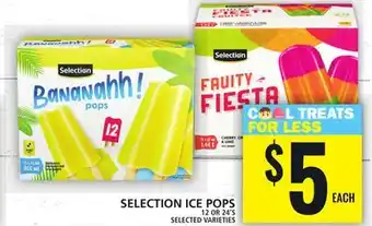 Food Basics SELECTION ICE POPS offer