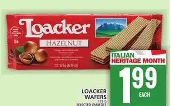 Food Basics LOACKER WAFERS offer
