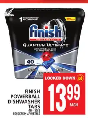 Food Basics FINISH POWERBALL DISHWASHER TABS offer