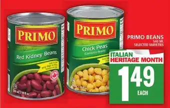 Food Basics PRIMO BEANS offer