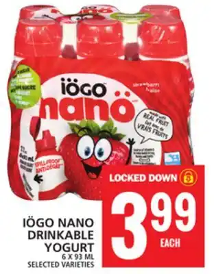 Food Basics IÖGO NANO DRINKABLE YOGURT offer