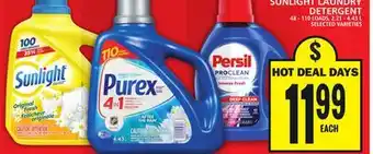 Food Basics SUNLIGHT LAUNDRY DETERGENT offer