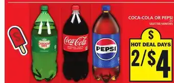 Food Basics COCA-COLA OR PEPSI offer