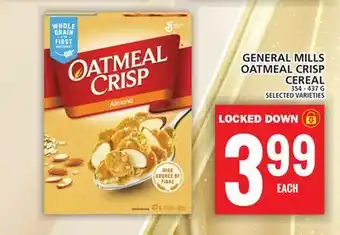 Food Basics GENERAL MILLS OATMEAL CRISP CEREAL offer