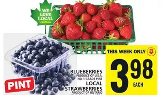 Food Basics BLUEBERRIES offer