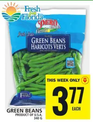 Food Basics GREEN BEANS offer