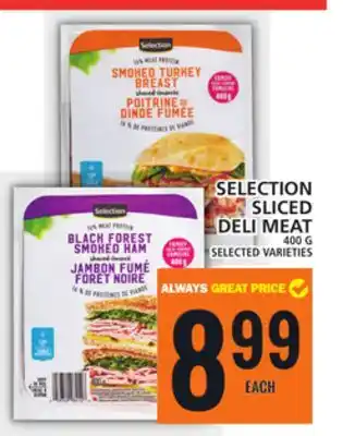 Food Basics SELECTION SLICED DELI MEAT offer