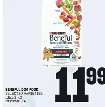 Loblaws BENEFUL DOG FOOD, 1.6/1.8 KG offer