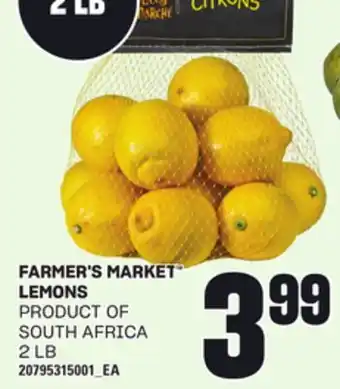 Loblaws FARMER'S MARKET LEMONS, 2 LB offer