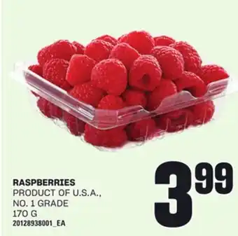 Loblaws RASPBERRIES, 170 G offer