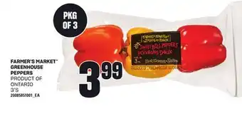 Loblaws FARMER'S MARKET GREENHOUSE PEPPERS offer