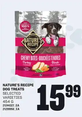 Loblaws NATURE'S RECIPE DOG TREATS DOG offer