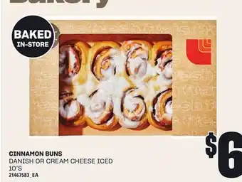 Loblaws CINNAMON BUNS, 10's offer