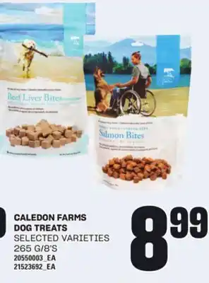 Loblaws CALEDON FARMS DOG TREATS, 265 G/8'S offer