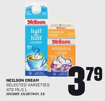 Loblaws NEILSON CREAM, 473 ML/1 L offer